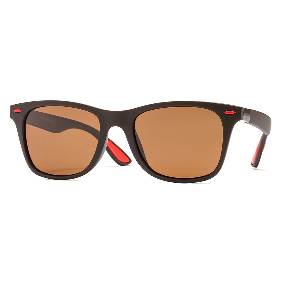 Luxomish Krypto Brown Frame Brown Lens Polarized Sunglasses