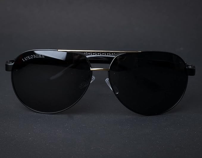 Luxomish Lion Polarized Aviator Sunglasses