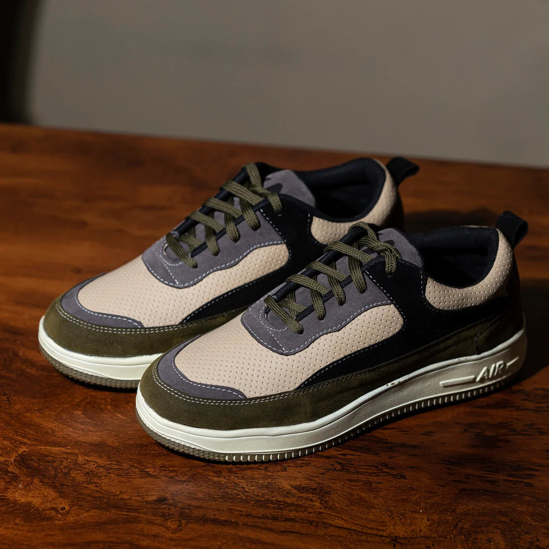 Canyon Olive Laceup Sneakers