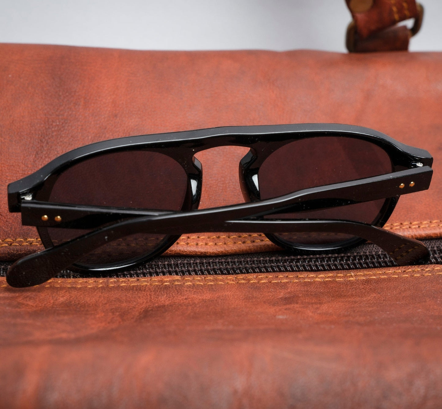 Luxomish Zane European Black Glass Styled Sunglasses