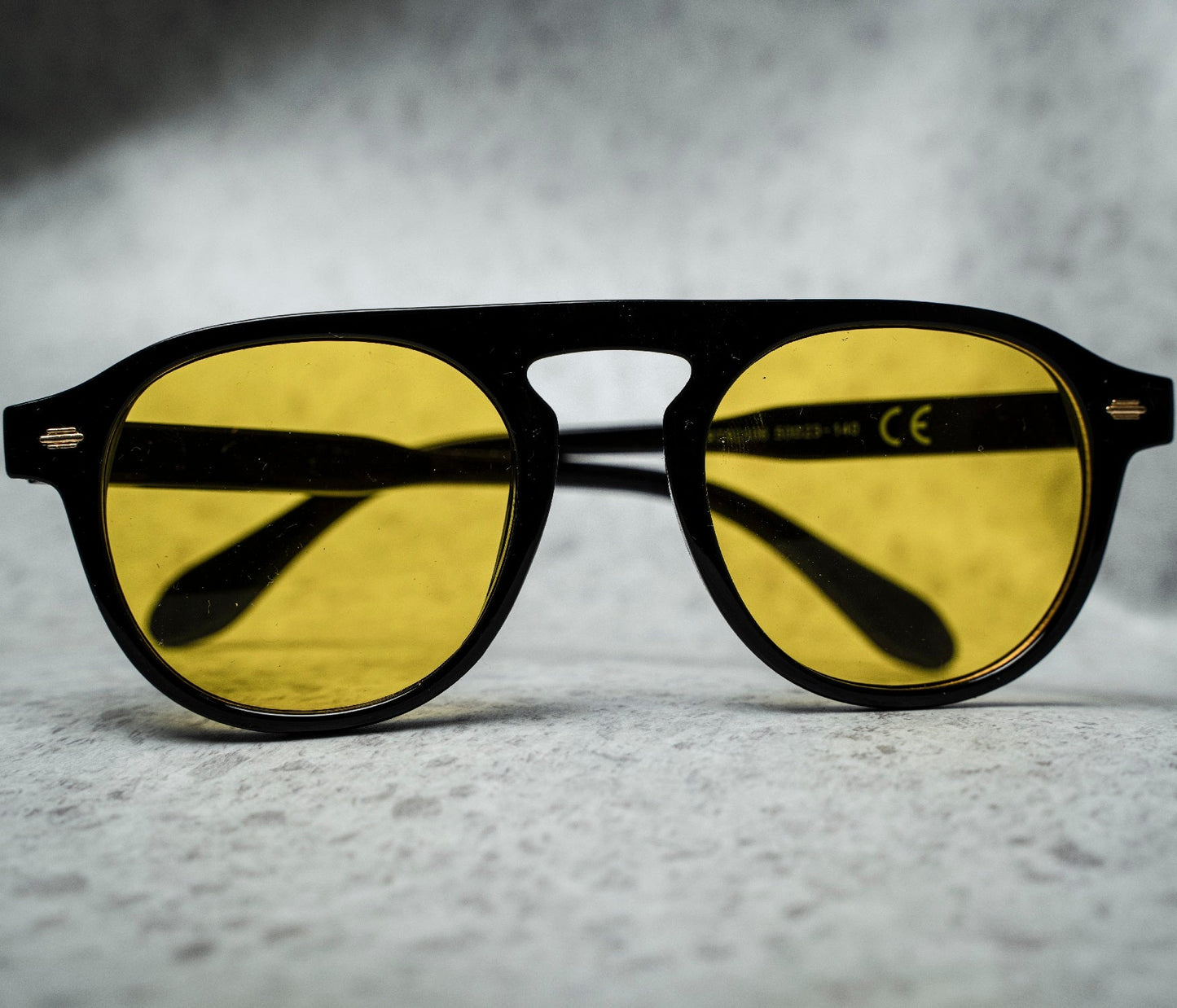 Luxomish Zane European Yellow Glass Styled Sunglasses