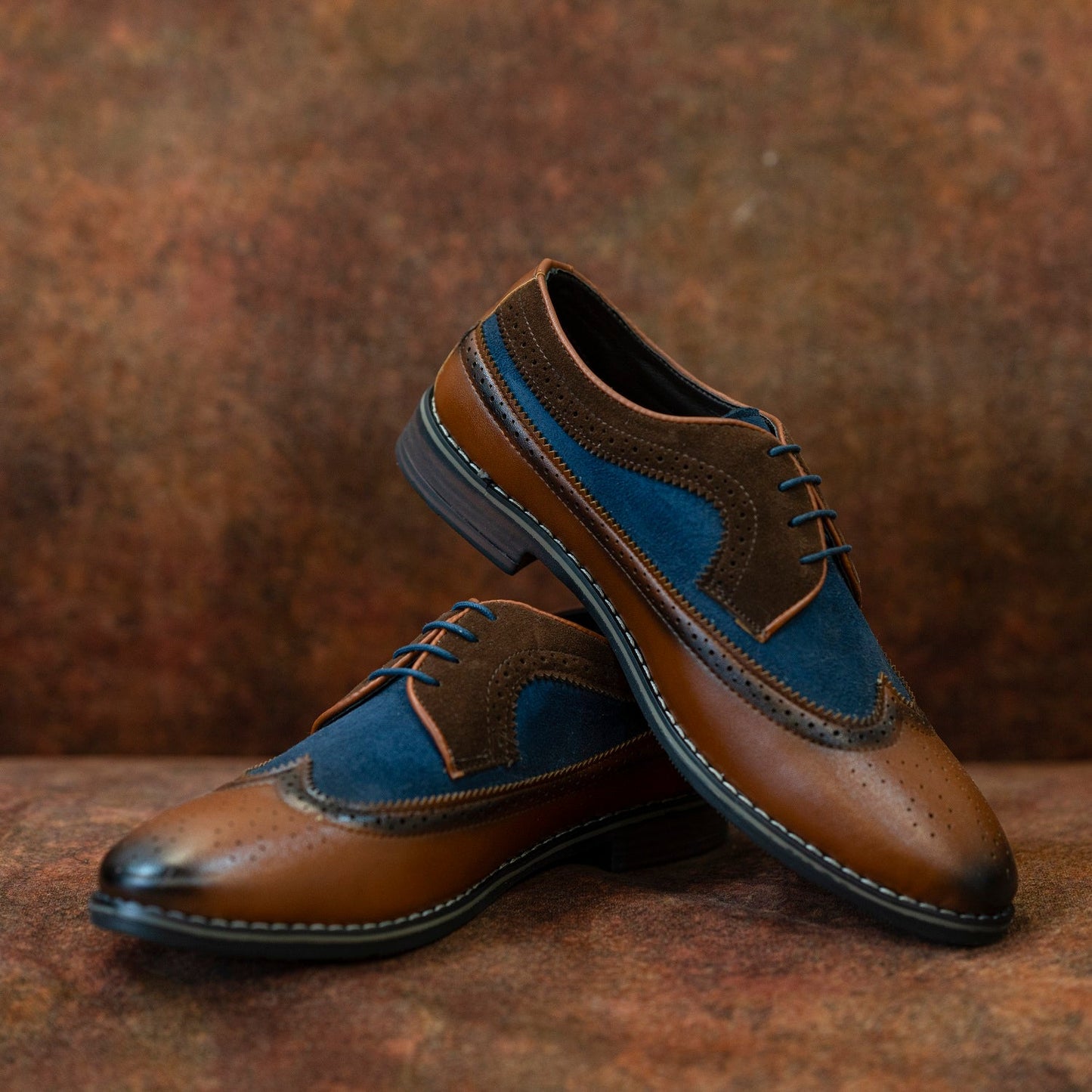 SNA 2.0 Everest Laceup Semi-Formal Brogues With Wingtips | TPR Rubber Sole | 6 Month Warranty