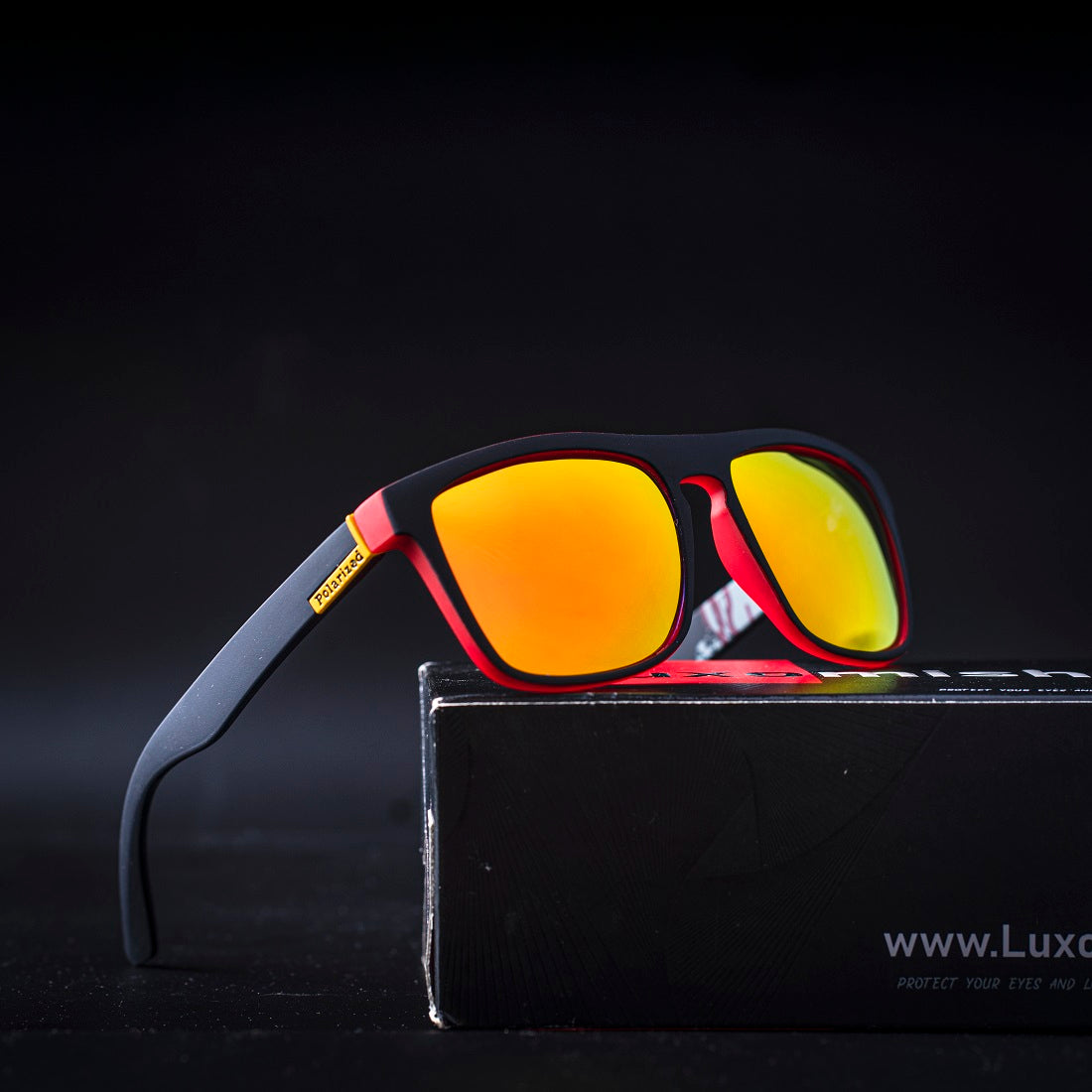 Thunderbolt Orange Polarized Sunglasses