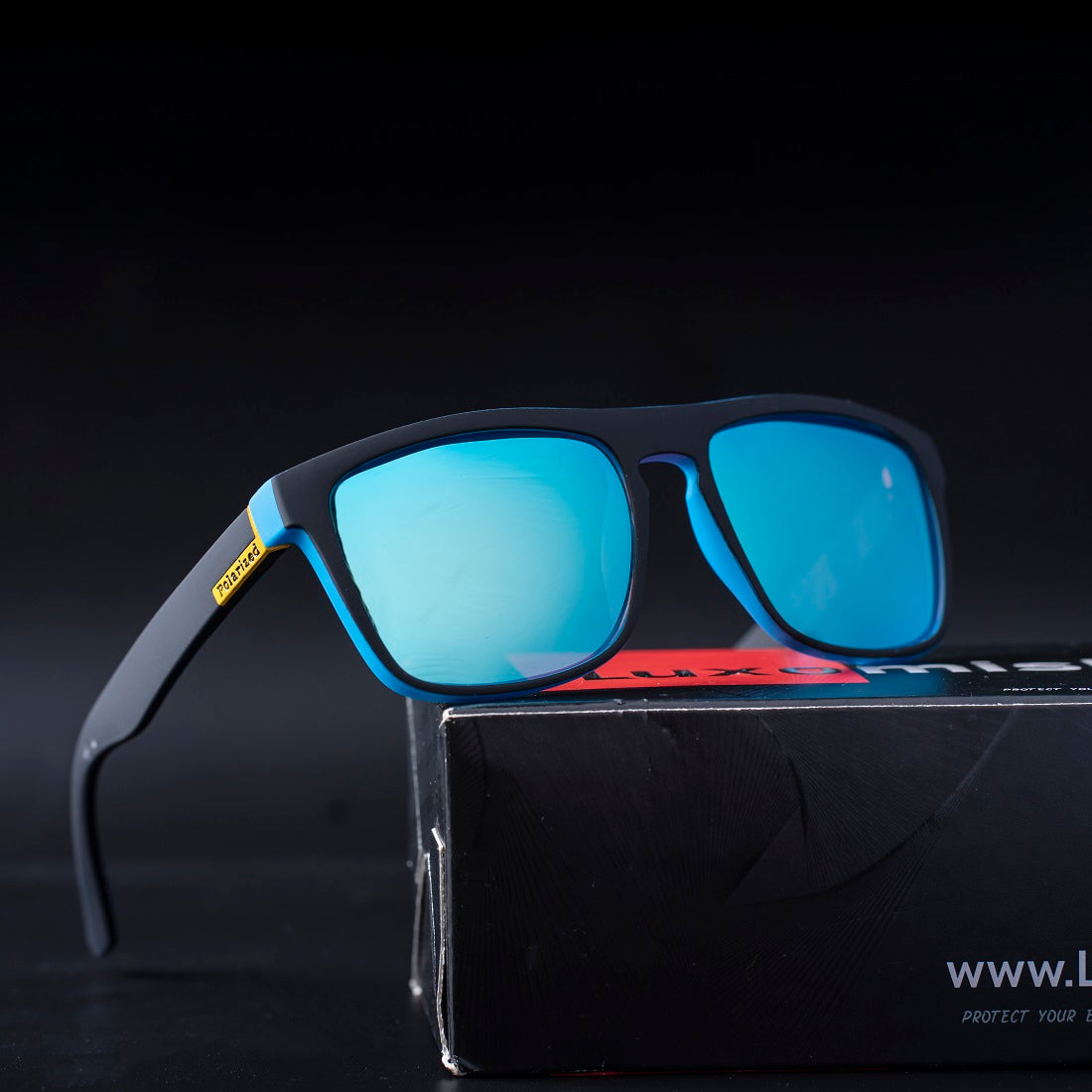 Thunderbolt Blue Polarized Sunglasses