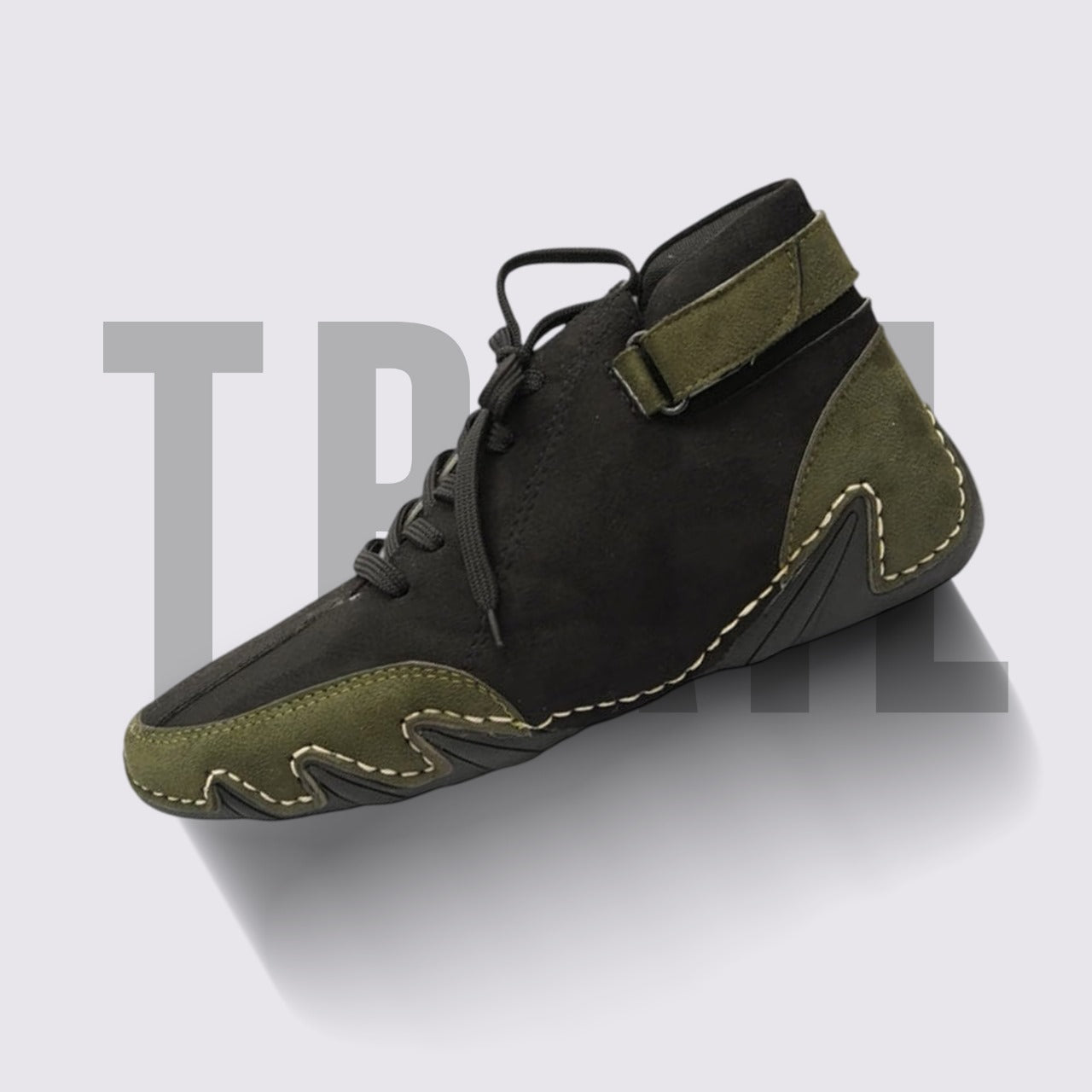 Trail Blaze Olive Laceup Sneakers