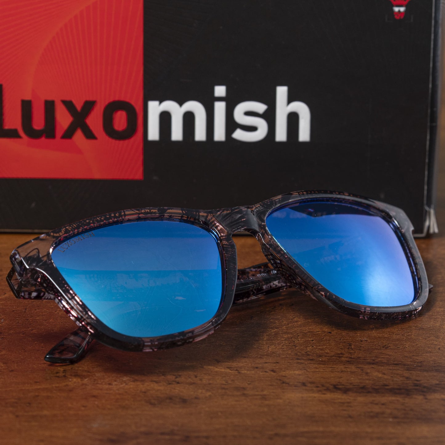 Luxomish Tribe Transparent Polarized Sunglasses