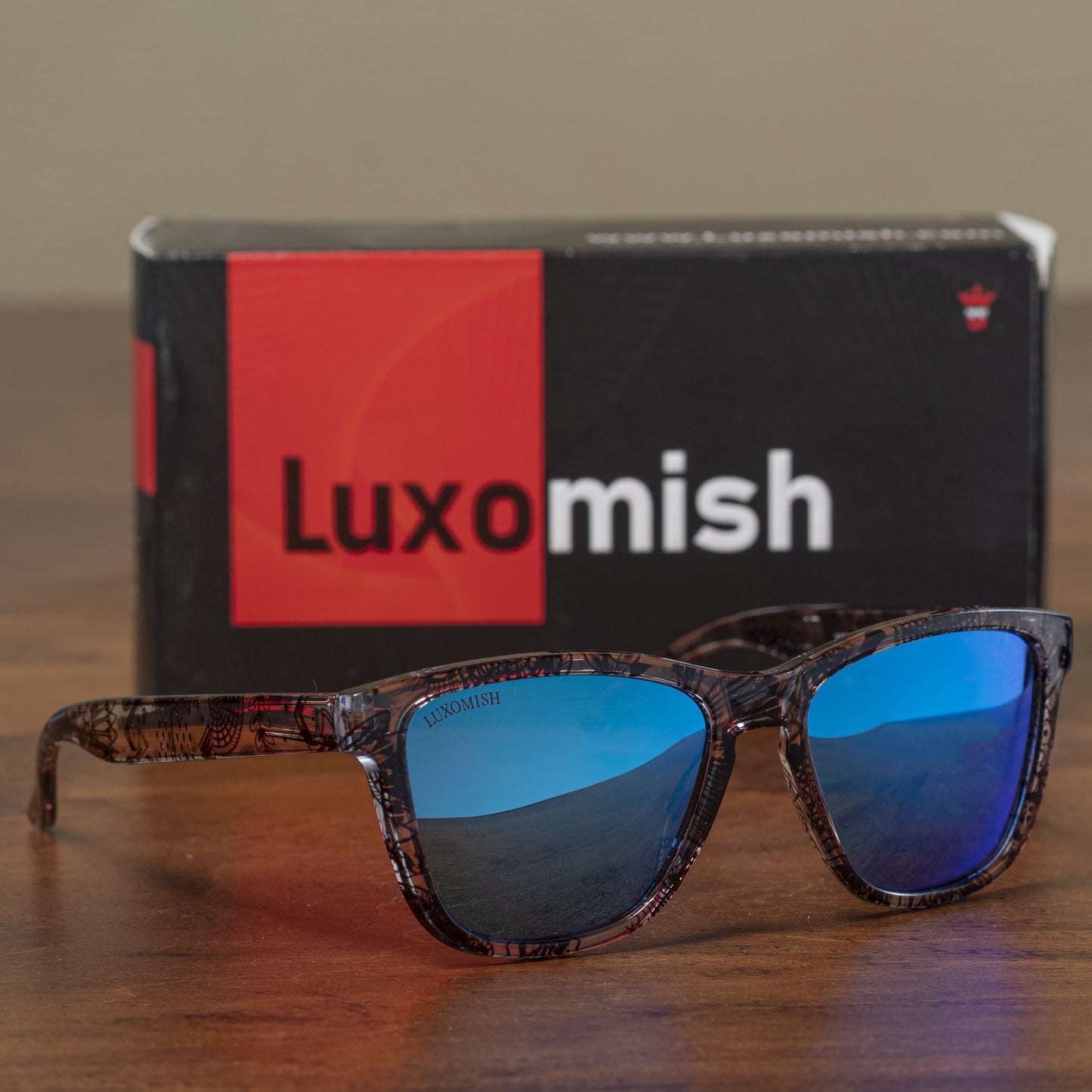 Luxomish Tribe Transparent Polarized Sunglasses