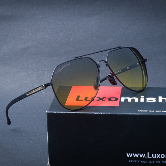 Luxomish Twister Folding Day Night Polarized Sunglasses