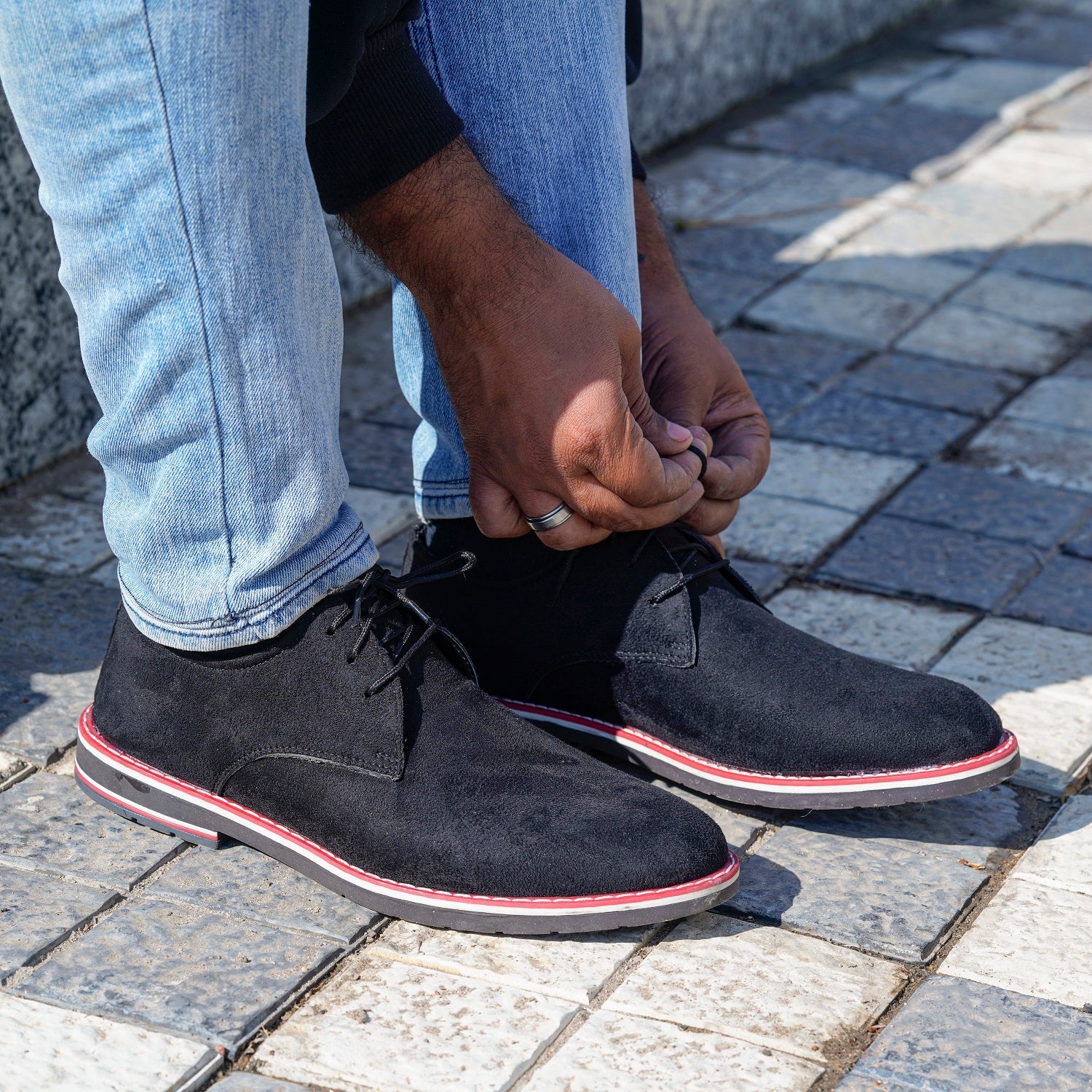 Walden Premium Derby Shoes - Black