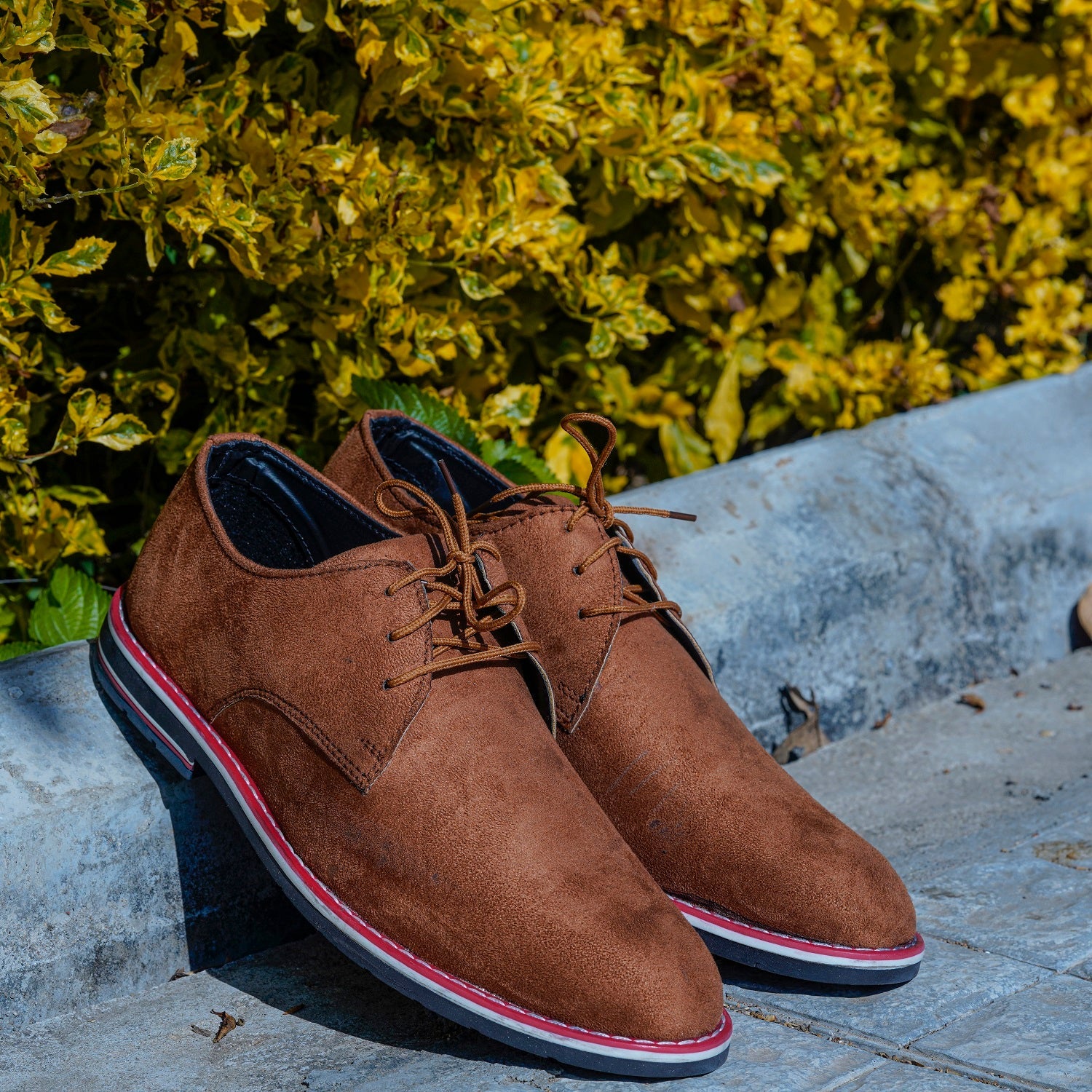 Walden Premium Derby Shoes - Brown