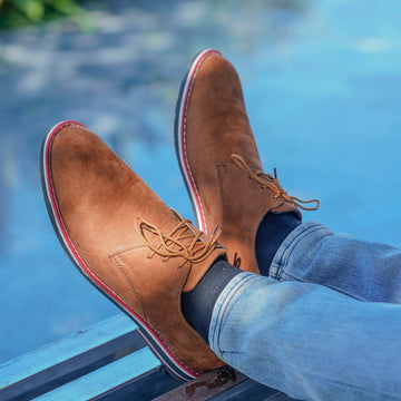 Walden Premium Derby Shoes - Brown