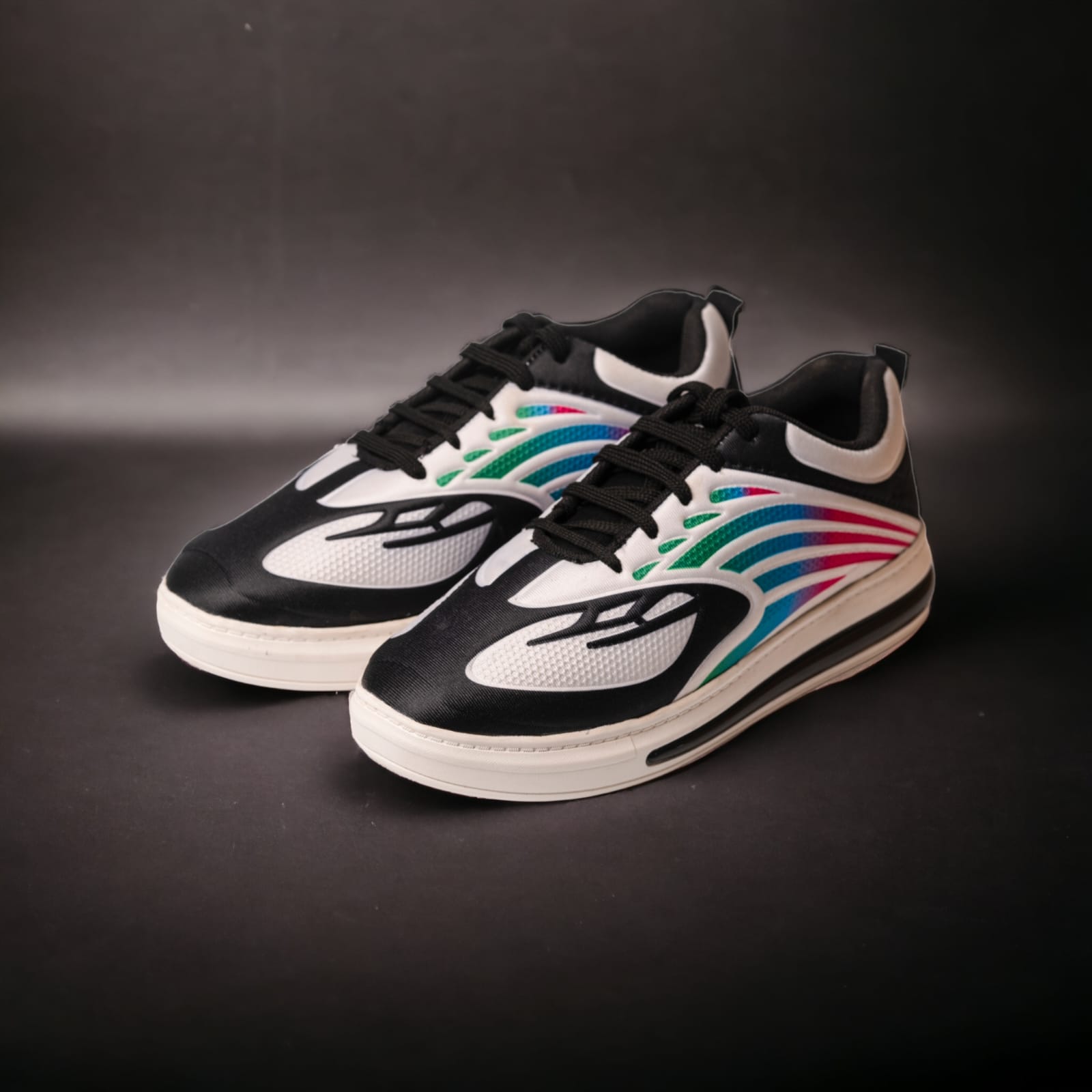 Trilogy Laceup Walking Running Shoes for Men - White