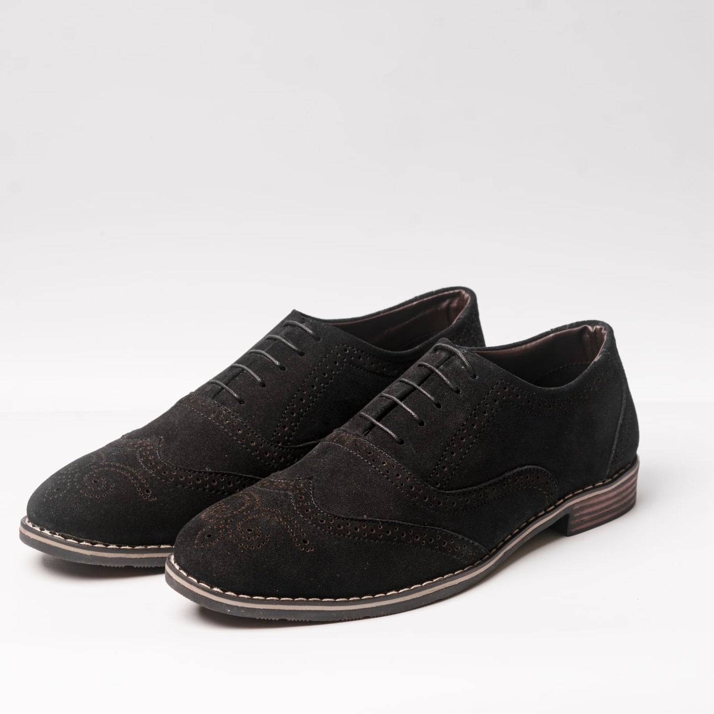 Luxomish Savy Black Formal Shoes