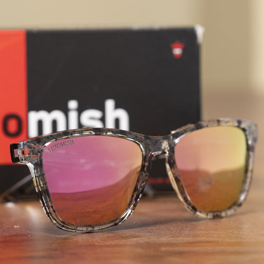 Luxomish Floret Transparent Polarized Sunglasses