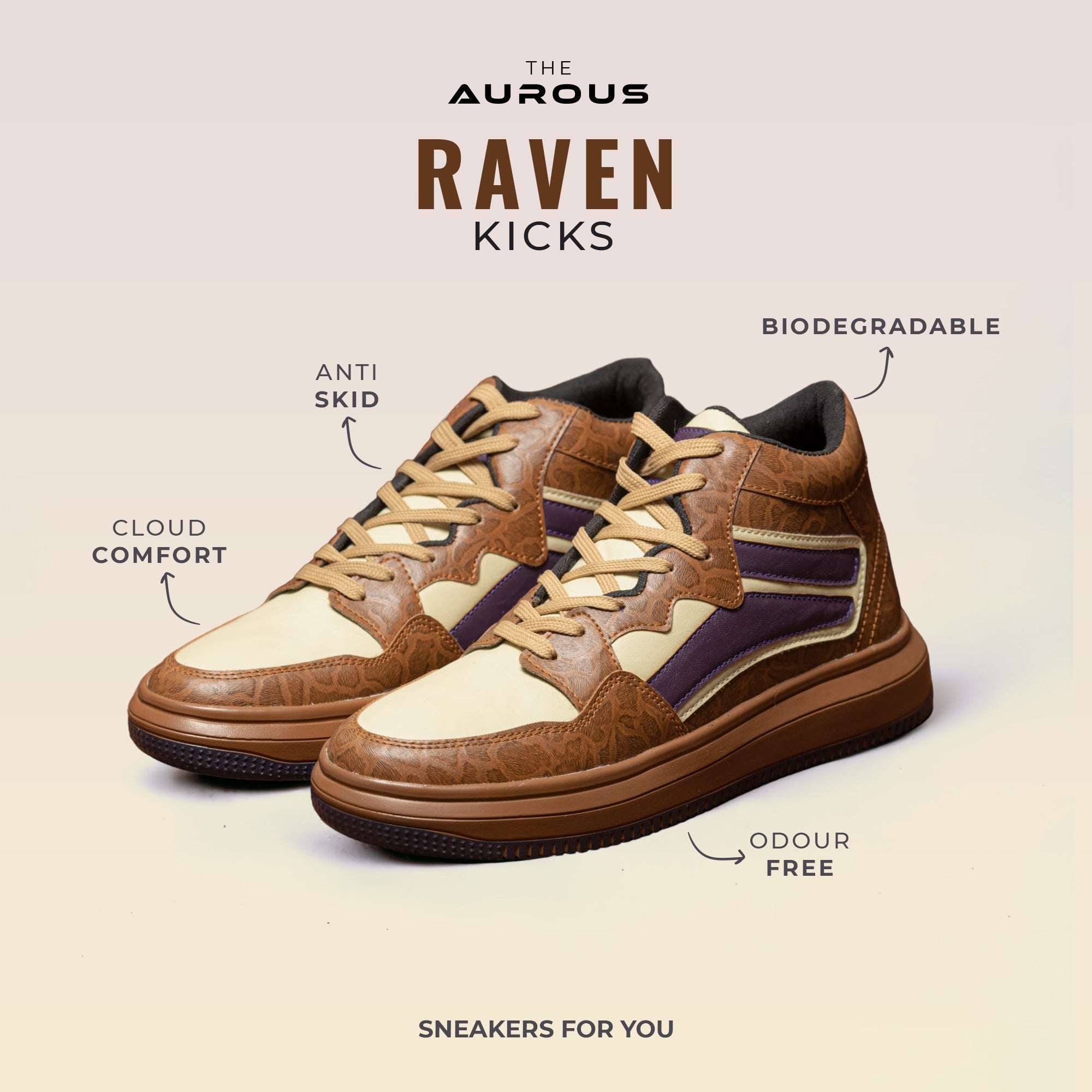 Raven Laceup Sneakers