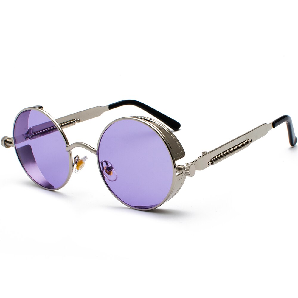 New Stylish Round Metal Frame Sunglasses For Men And Women -FunkyTradi –  FunkyTradition