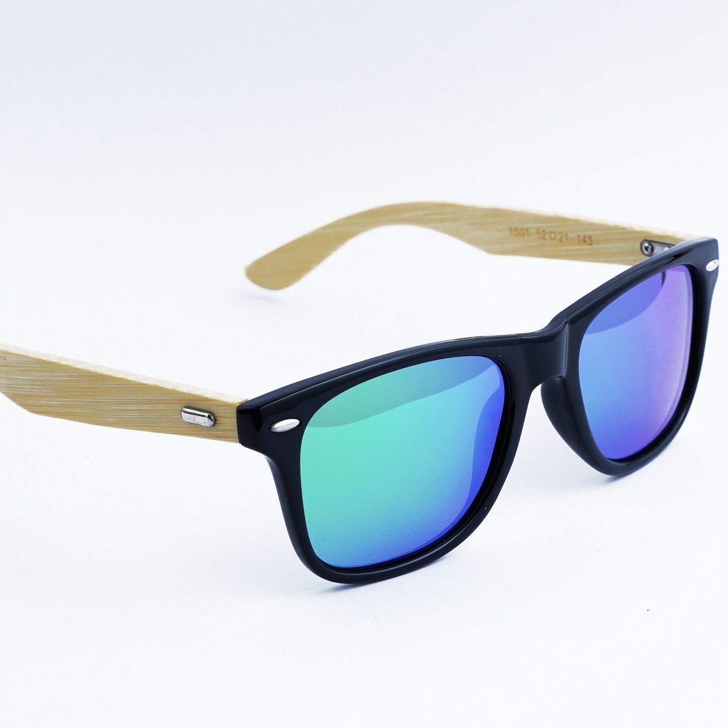 Classic Wooden Sunglasses for Men and Women with UV 400 Protection