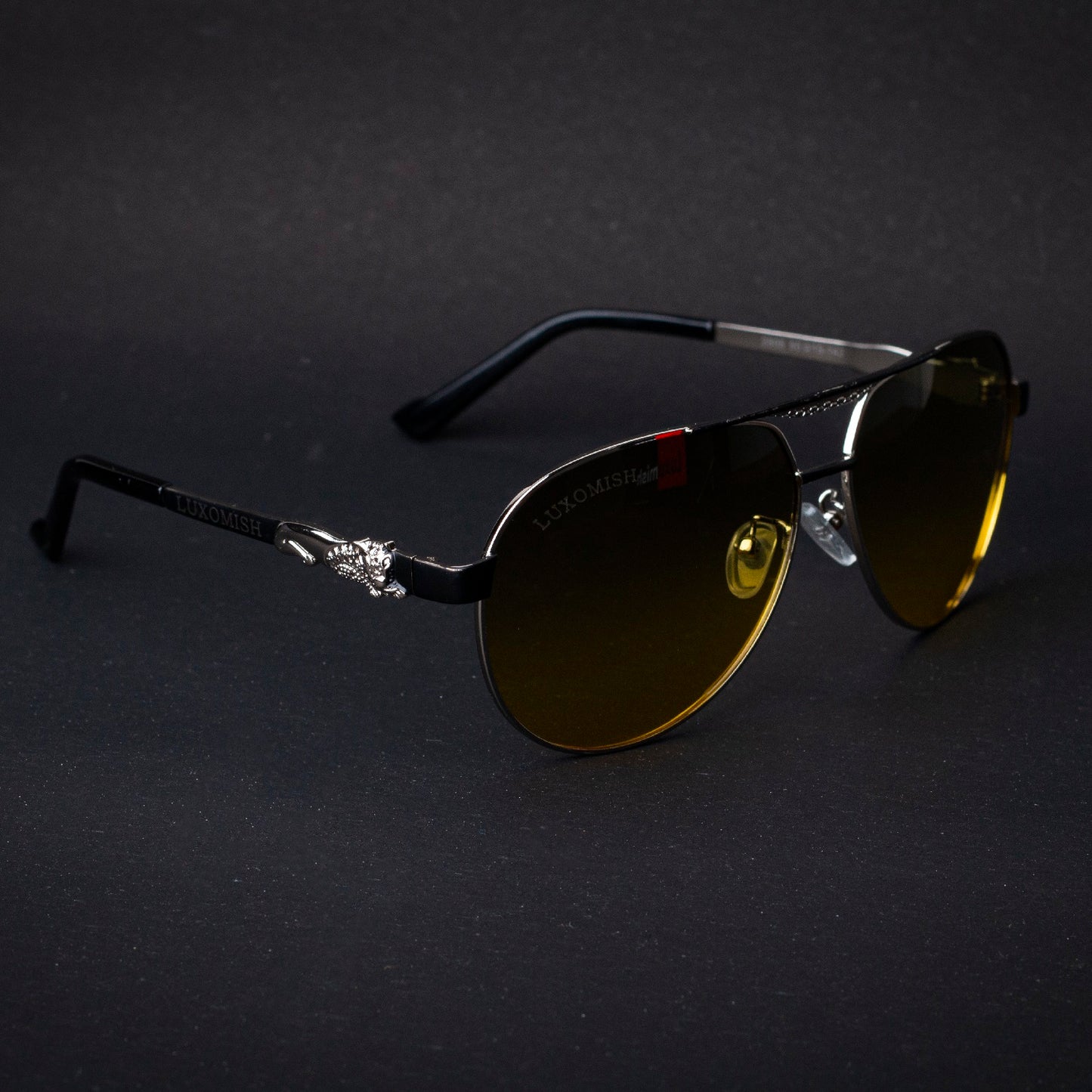 Luxomish Lion Day and Night Vison Polarized Aviator Sunglasses