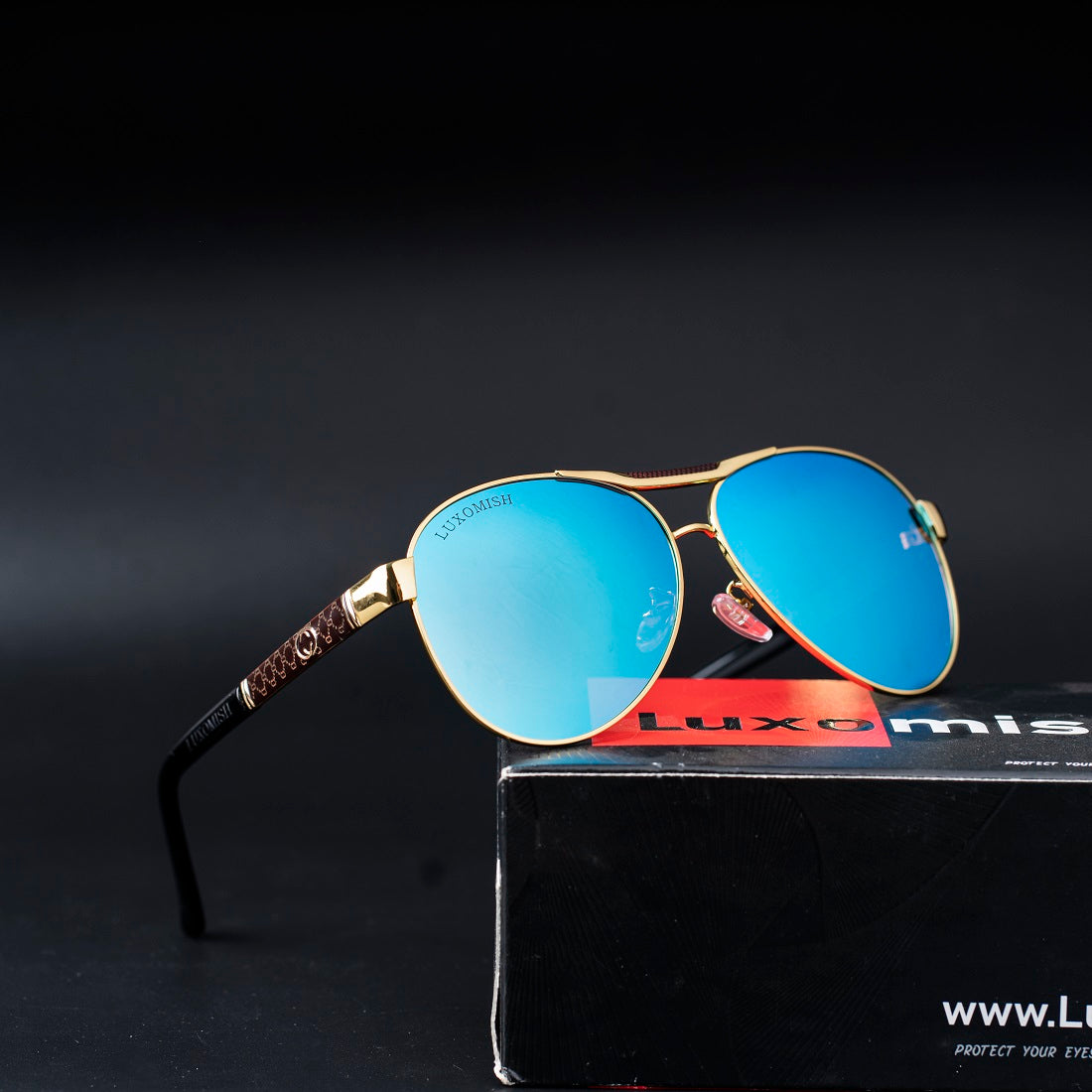 Magma Polarized Aviator Sunglasses