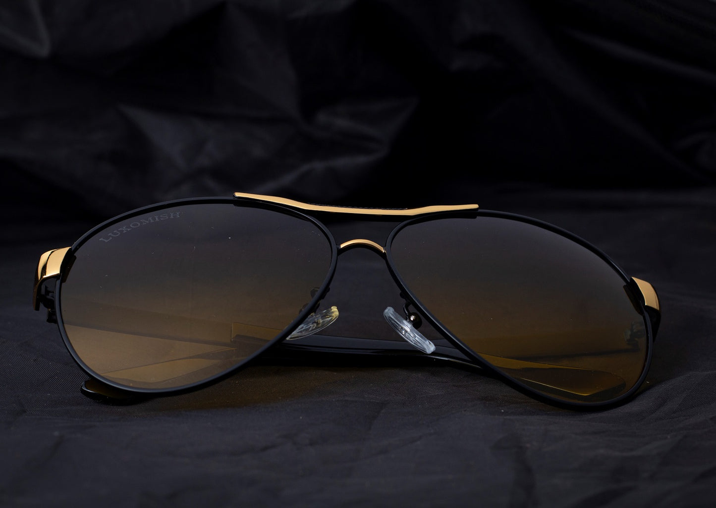 Magma Polarized Aviator Sunglasses - Day and Night Lens