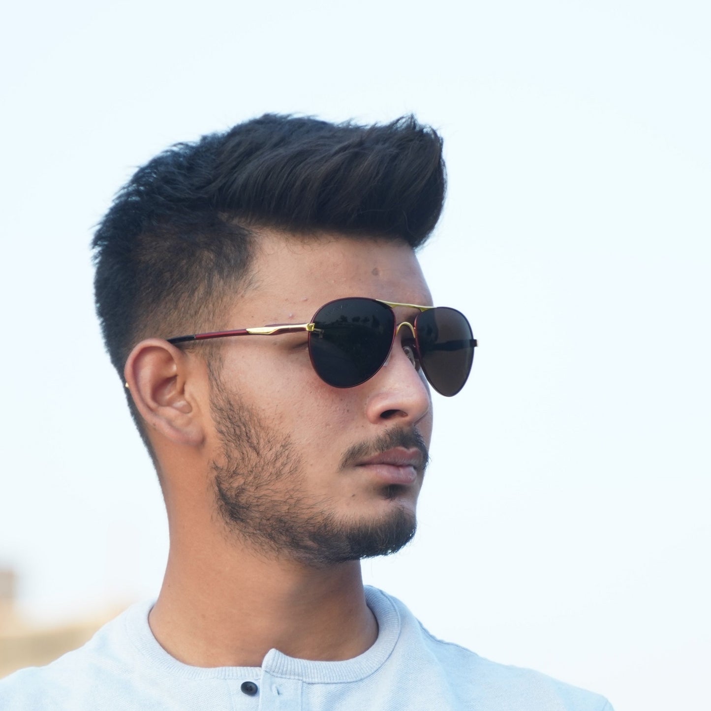 Tornado Polarized Aviator Sunglasses for Men - Premium Edition
