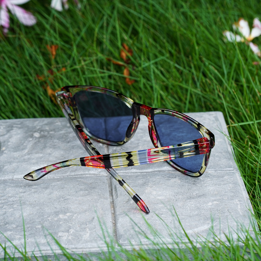Luxomish Tribe Transparent Polarized Sunglasses
