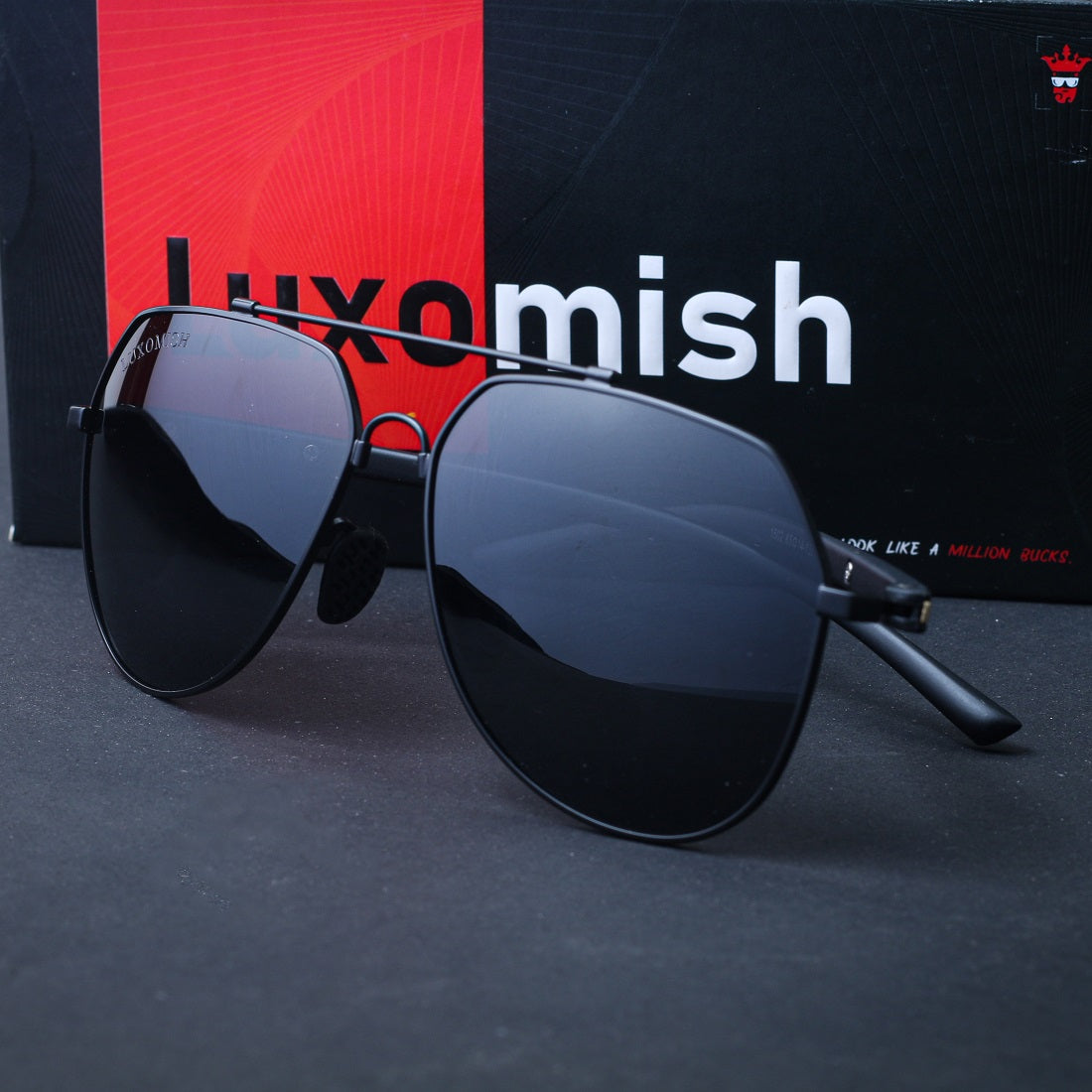 Luxomish Twister Folding Polarized Sunglasses