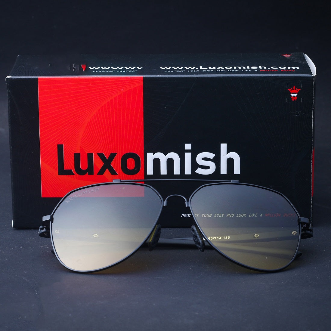 Luxomish Twister Folding Polarized Sunglasses